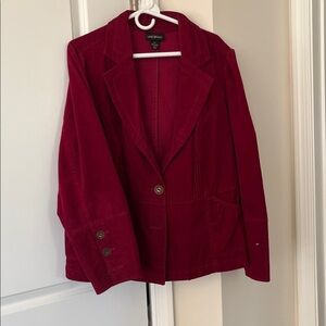 Lane Bryant Deep Red Blazer